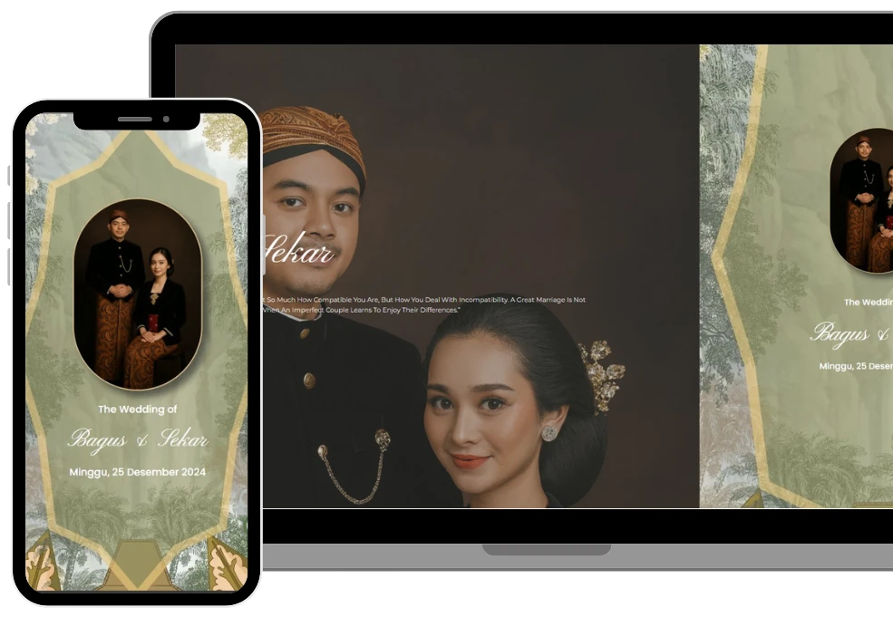 Undangan digital elegan dari MyMoment